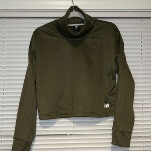 New Balance Dark Green Cropped Top